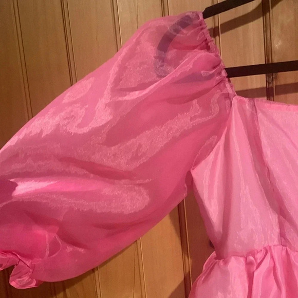 SELKIE Cali puff sleeve mini dress - Picture 6 of 6